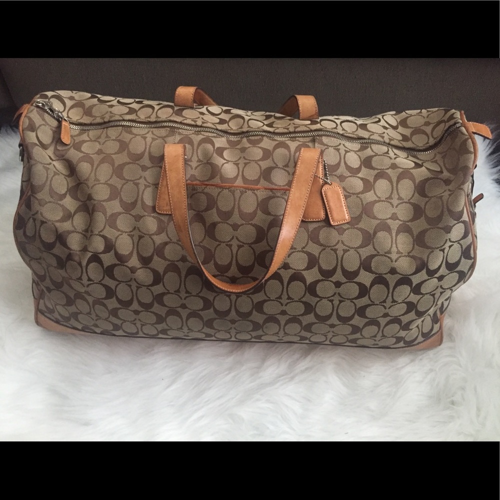 COACH MONOGRAM DUFFLE BAG